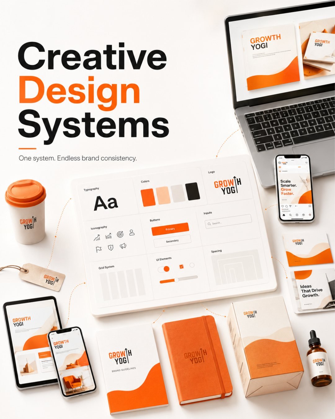 Creative design systems, Growth Yogi