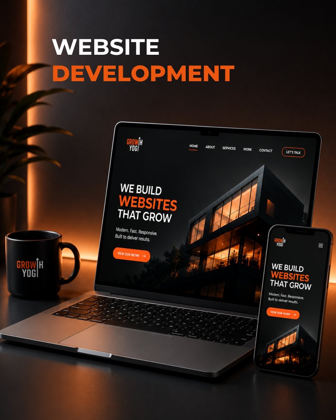 Website development, Growth Yogi